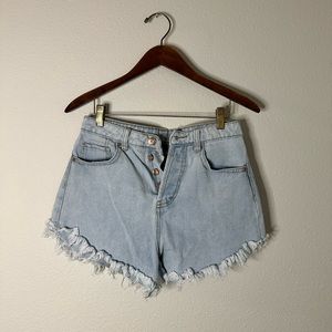 Wild Fable Light Wash High Waisted Jean Shorts